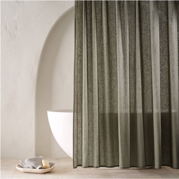 Casaluna Other - Casaluna - 72"x72” Linen Shower Curtain Gray - Cas Gray